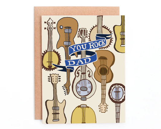 You Rock Dad | Father’s Day Card By Peppercorn Paper