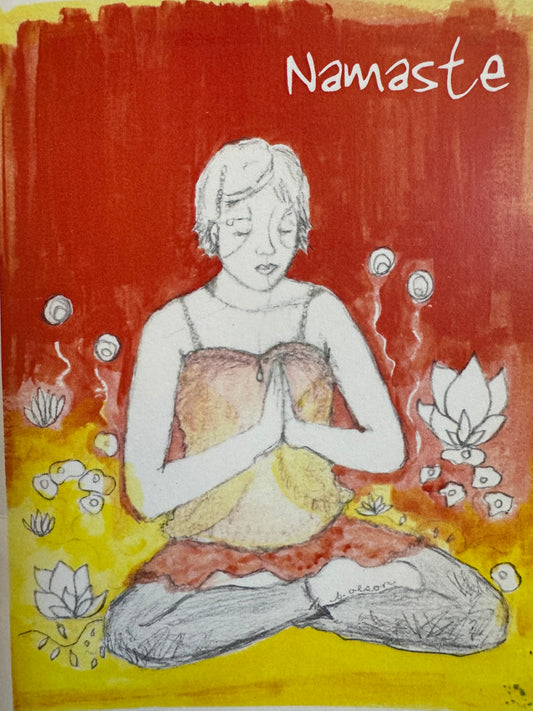 Namaste Card | Hjarta Art