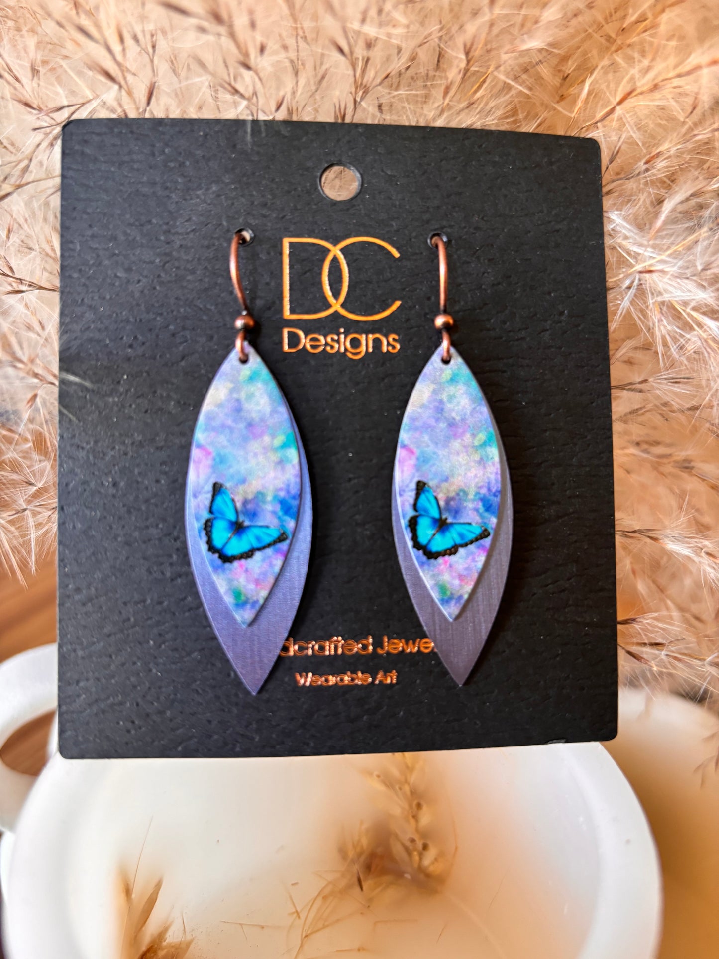 Handcrafted Metal Earrings | by DC Designs