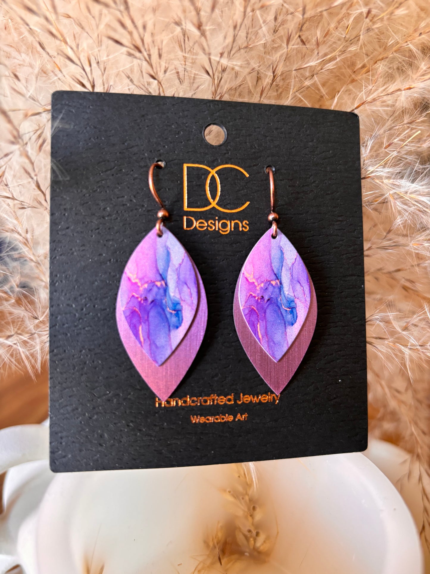 Handcrafted Metal Earrings | by DC Designs