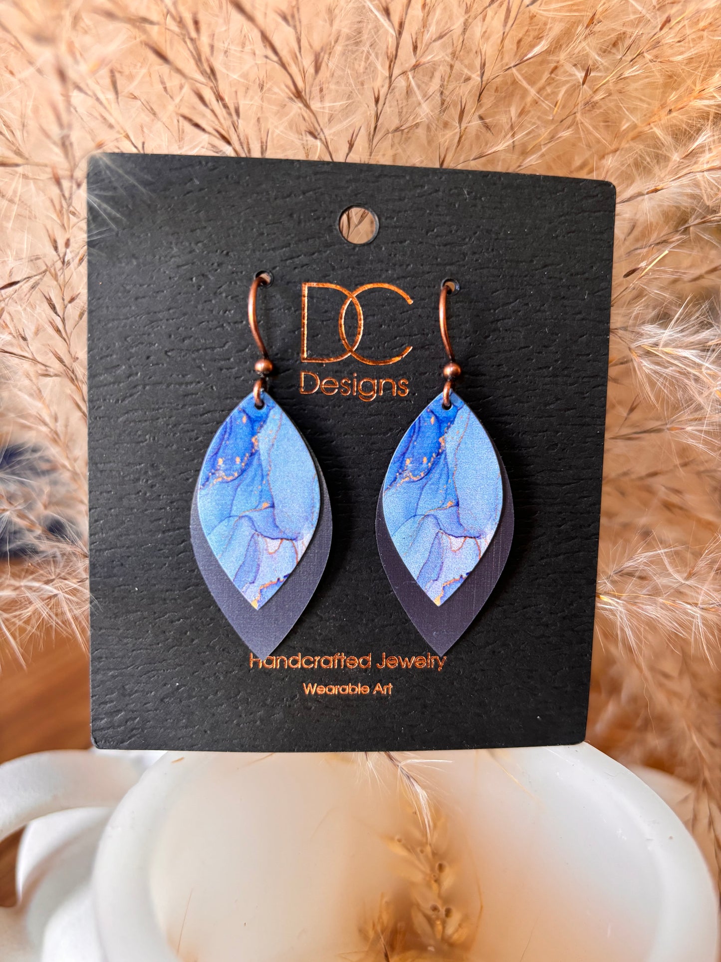 Handcrafted Metal Earrings | by DC Designs