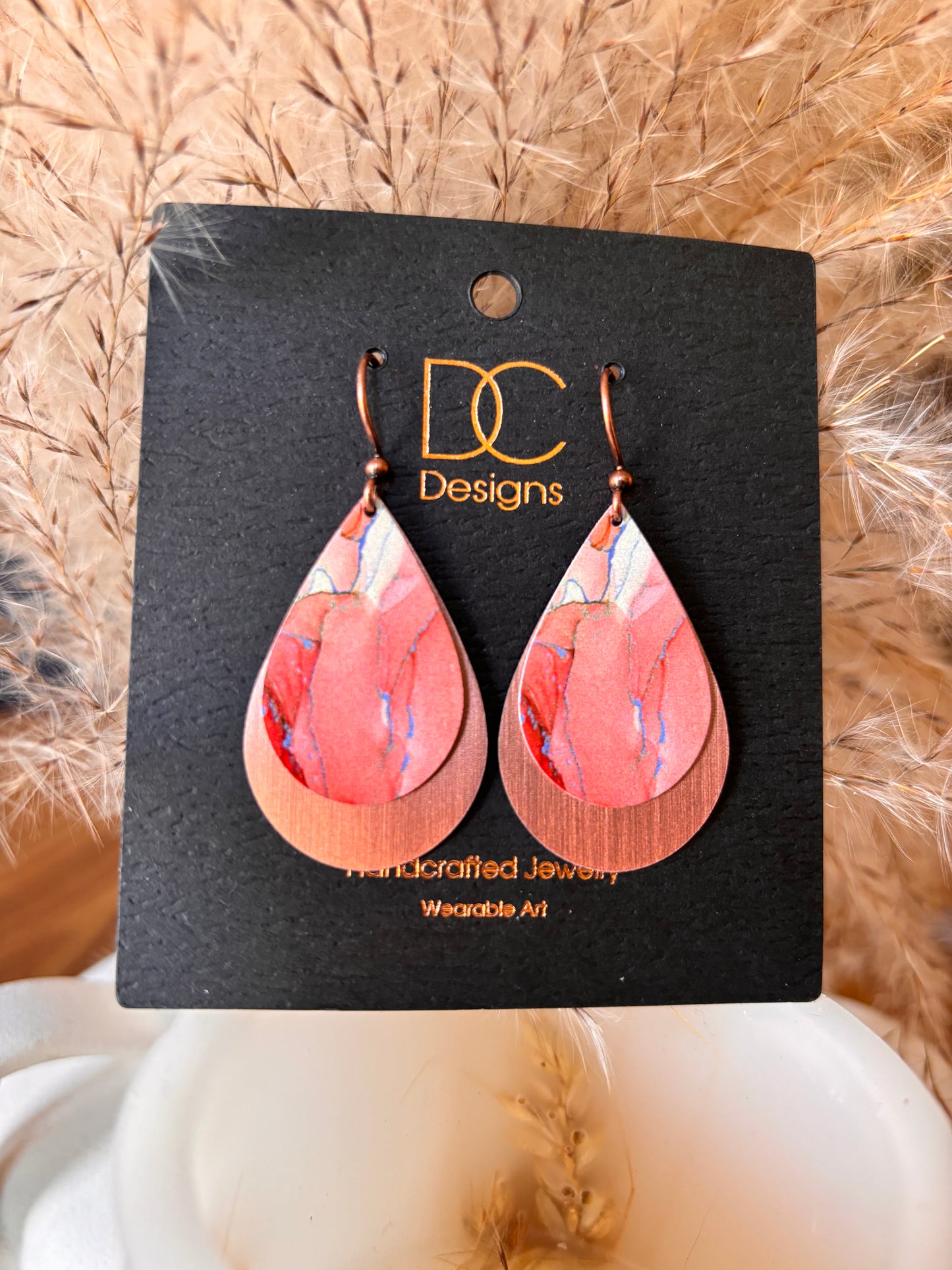 Handcrafted Metal Earrings | by DC Designs