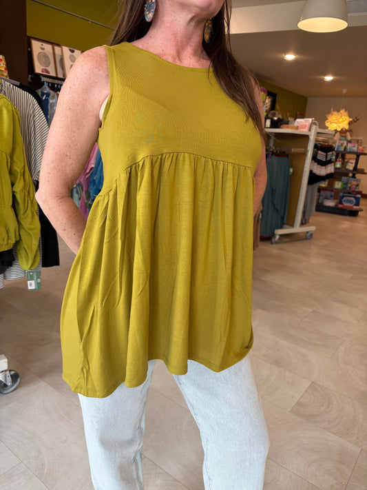 Sleeveless High Low Tunic top/dress