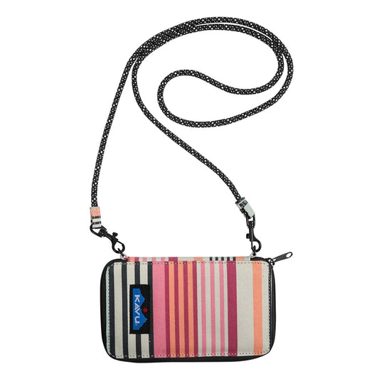 Kavu Go Time Midsummer Stripe Wallet Crossbody
