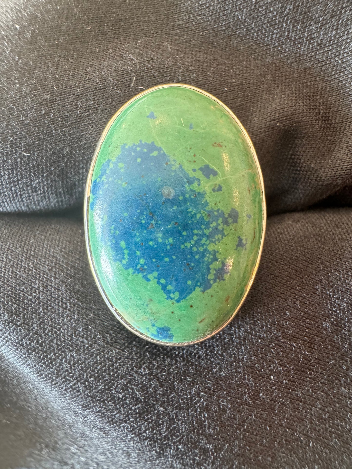 Azurite Congo Ring | Adjustable