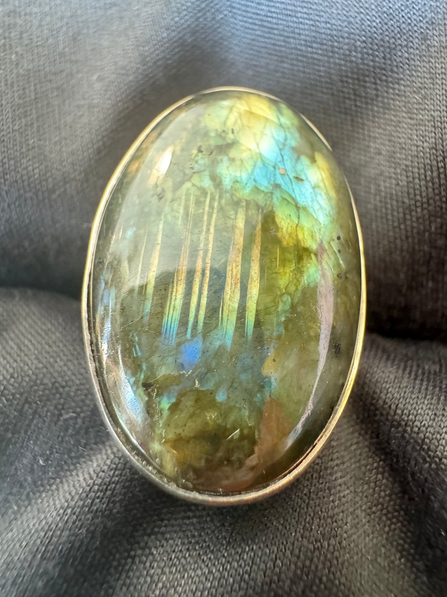 Labradorite Ring | Adjustable