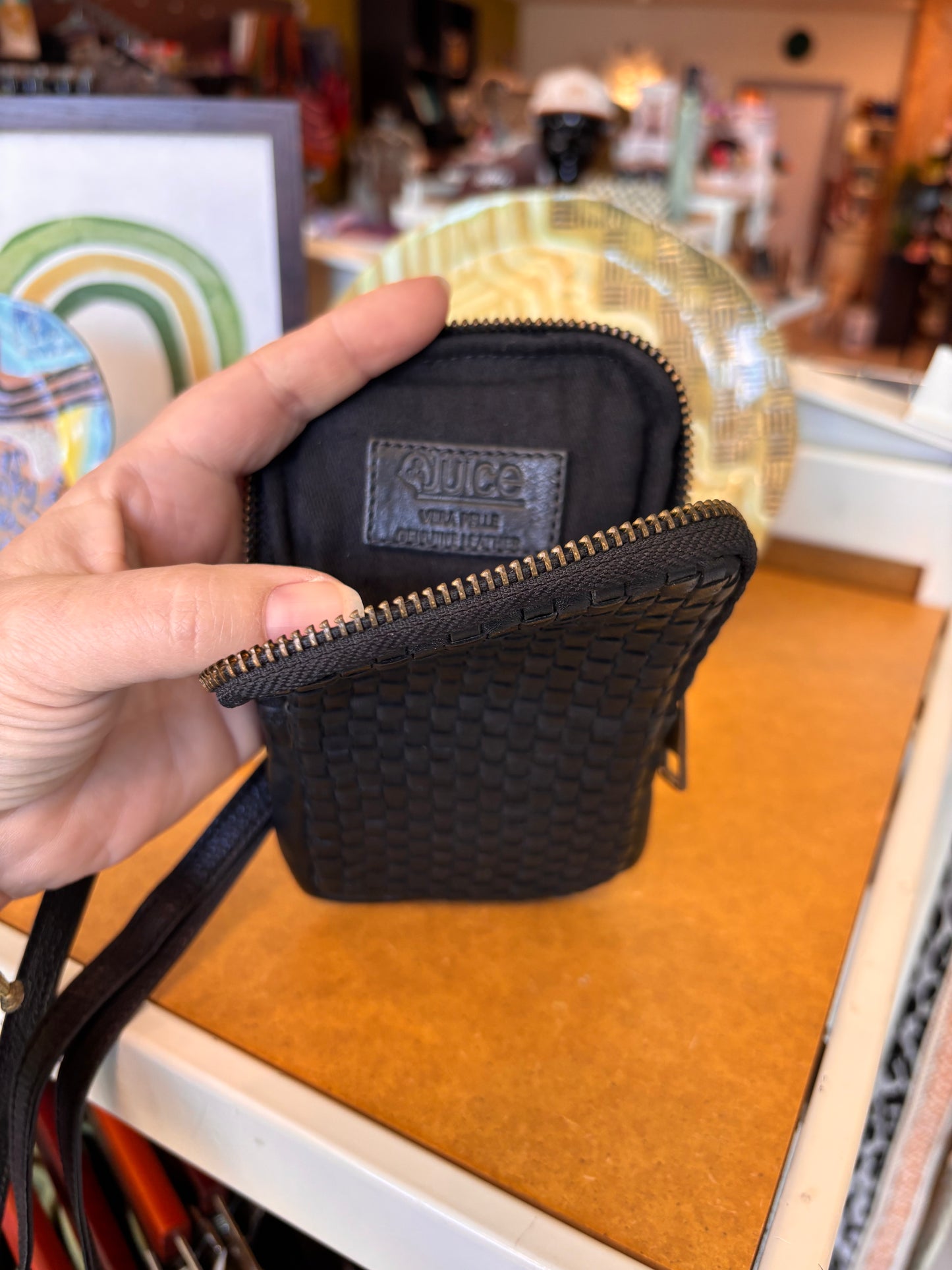 Leather Phone Wallet Purse