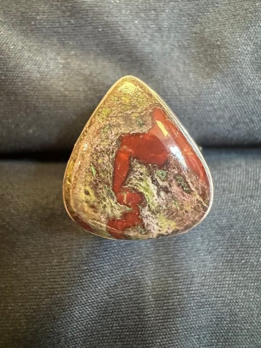 Dragon Blood Jasper Ring | Size 7