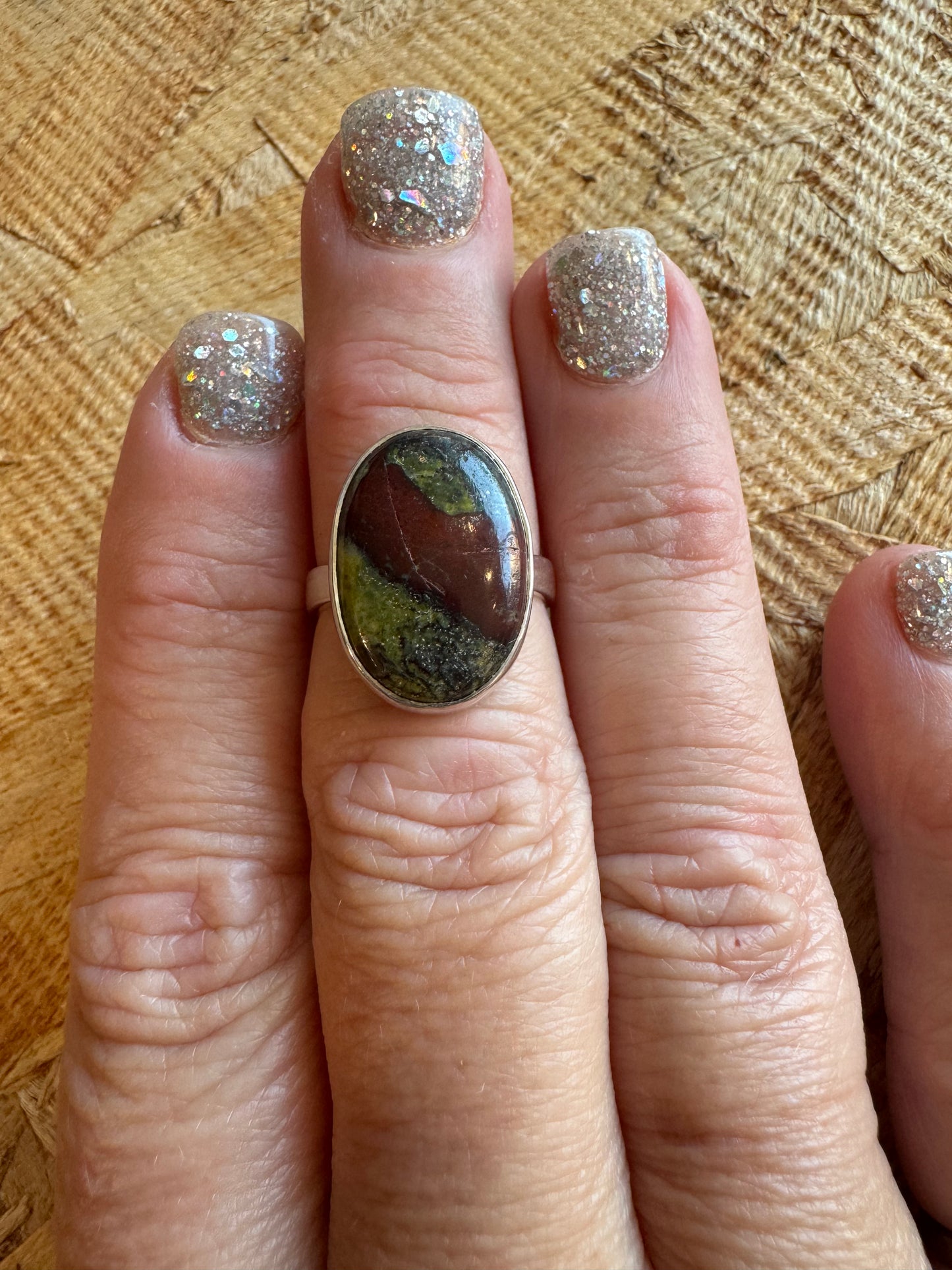 Dragon Blood Jasper Ring | Size 7