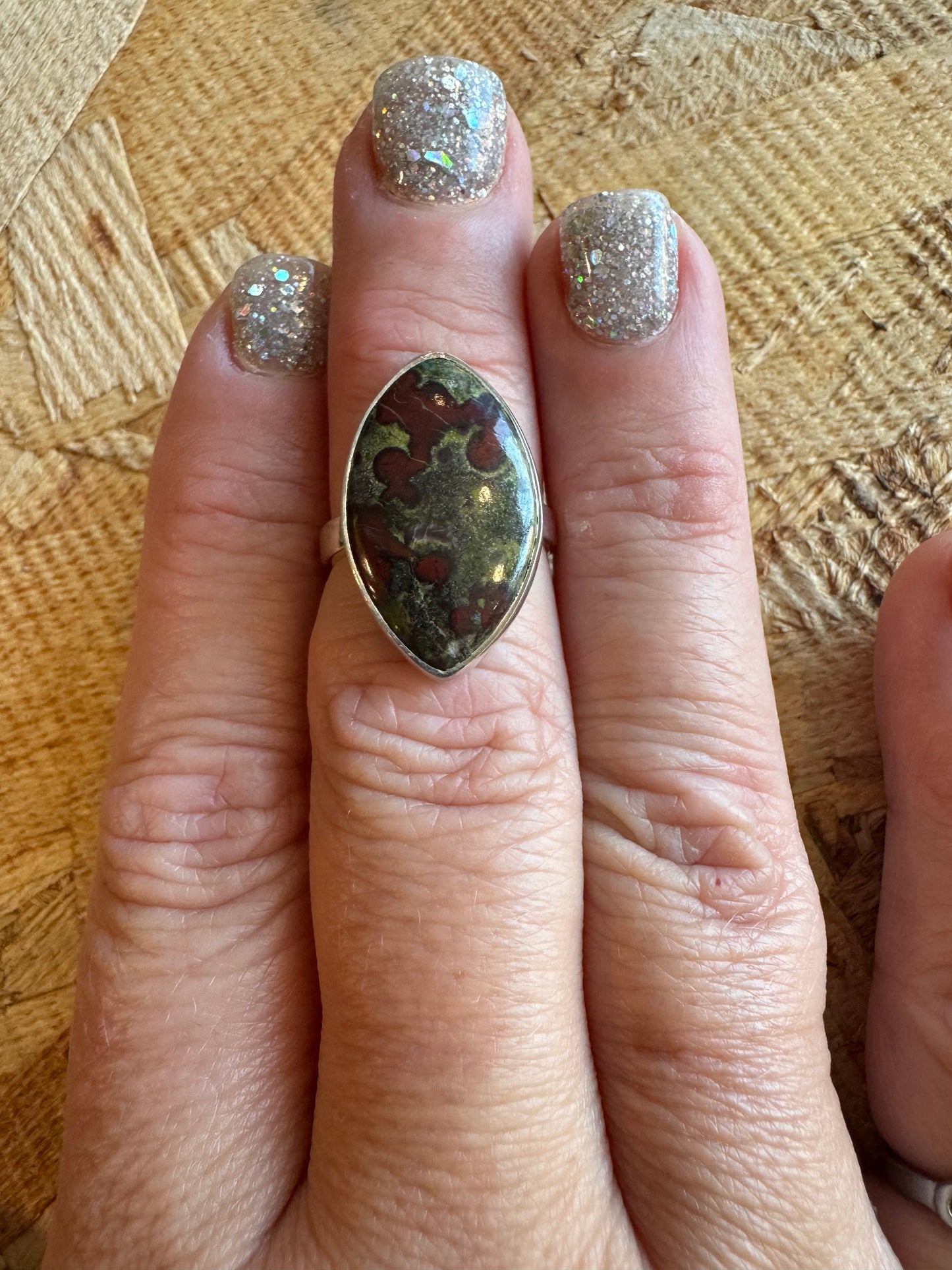 Dragon Blood Jasper Ring | Size 7