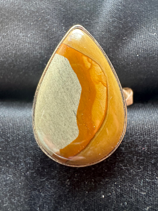 Picture Jasper Ring | Size 8