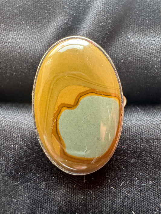 Picture Jasper Ring | Size 7