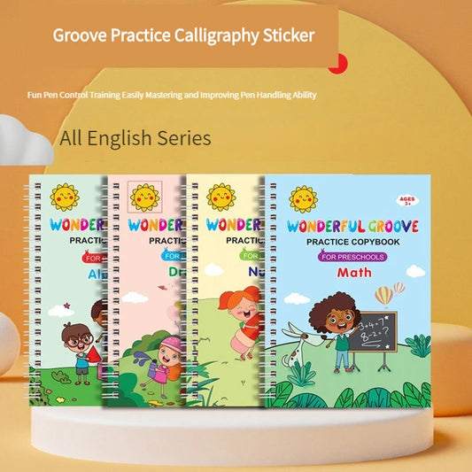 Practice Copybook for kids - Set of 4