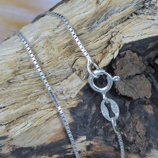 Sterling Silver 24” Box Chain