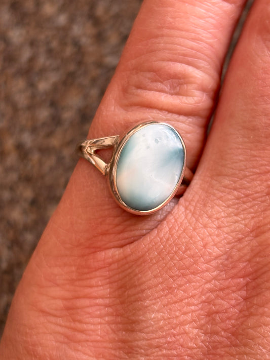 Larimar Ring | Size 7