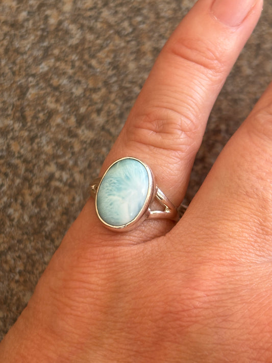 Larimar Ring | Size 7