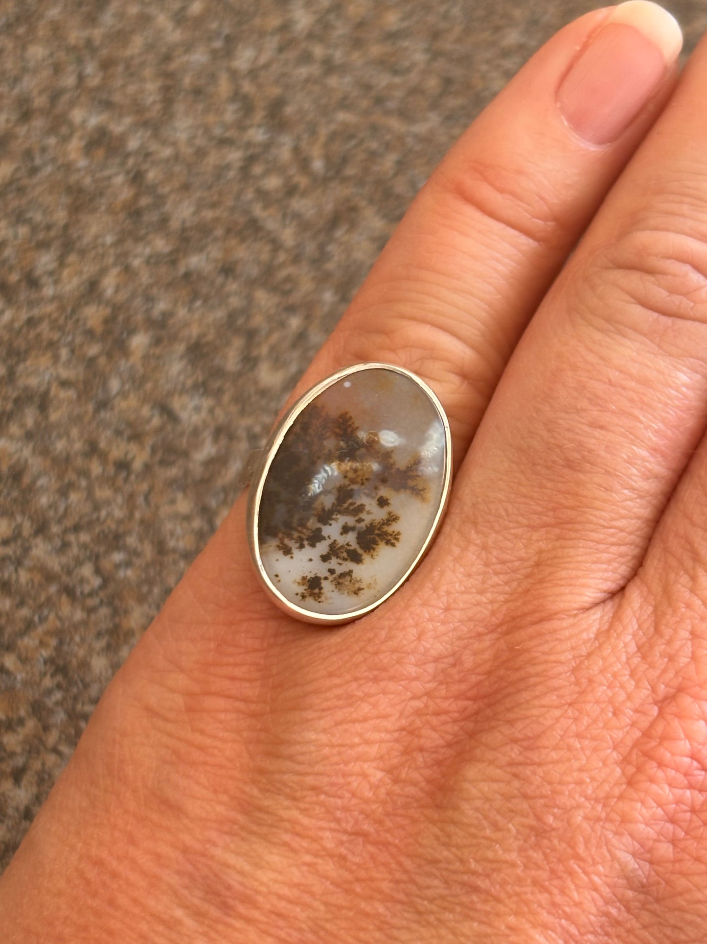 Scenic Agate Ring | Size 6