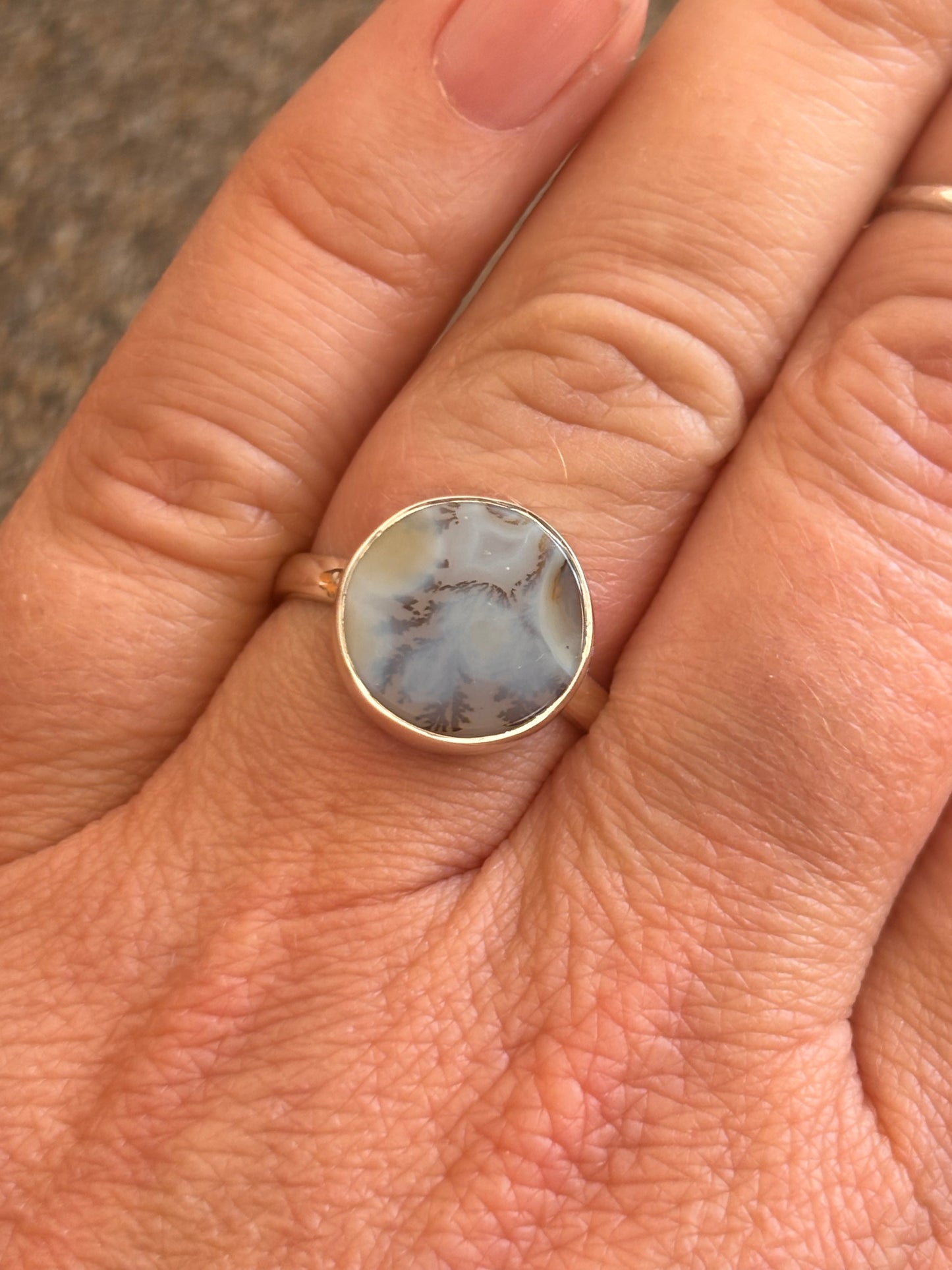 Scenic Agate Ring | Size 9