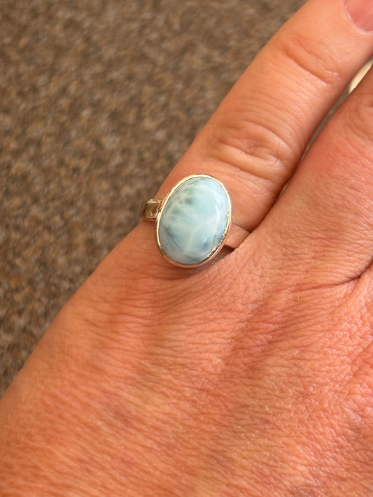 Larimar Ring | Size 6.5