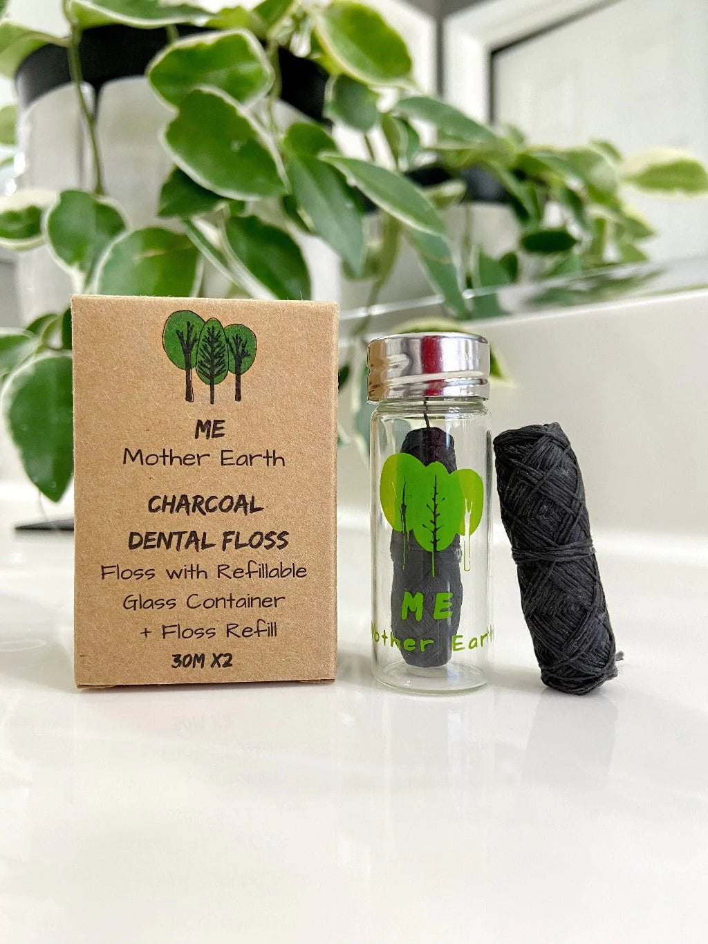 Mother Earth Charcoal Dental Floss