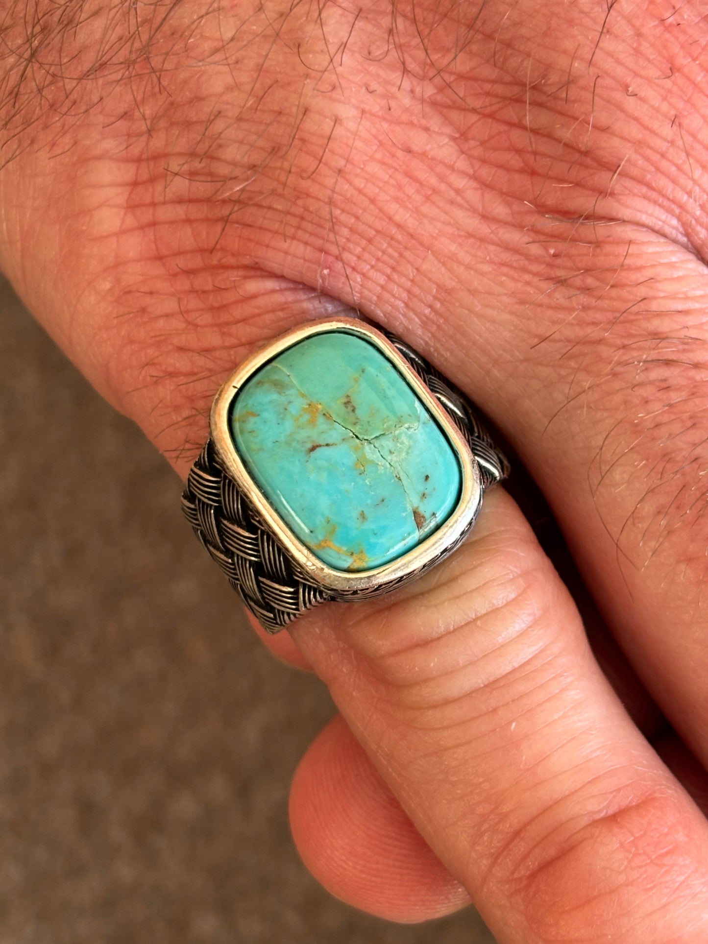 Men’s Turquoise Rings