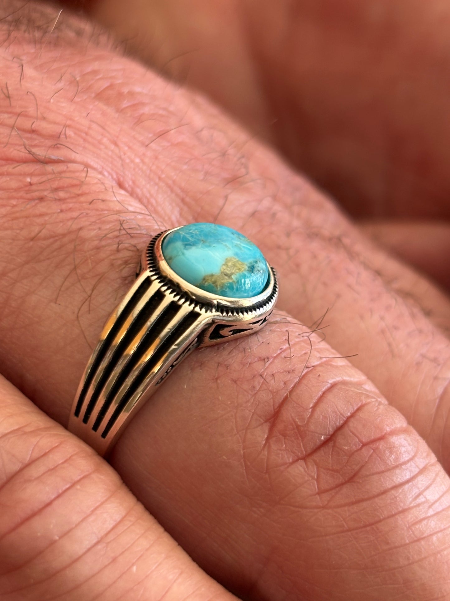 Men’s Turquoise Rings