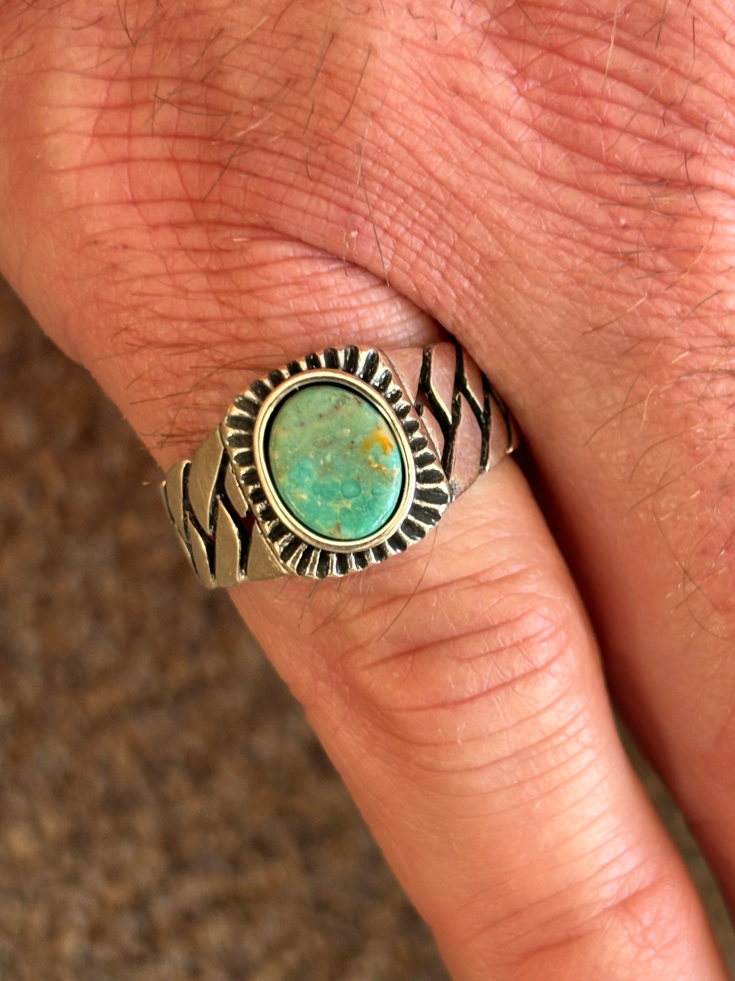 Men’s Turquoise Rings