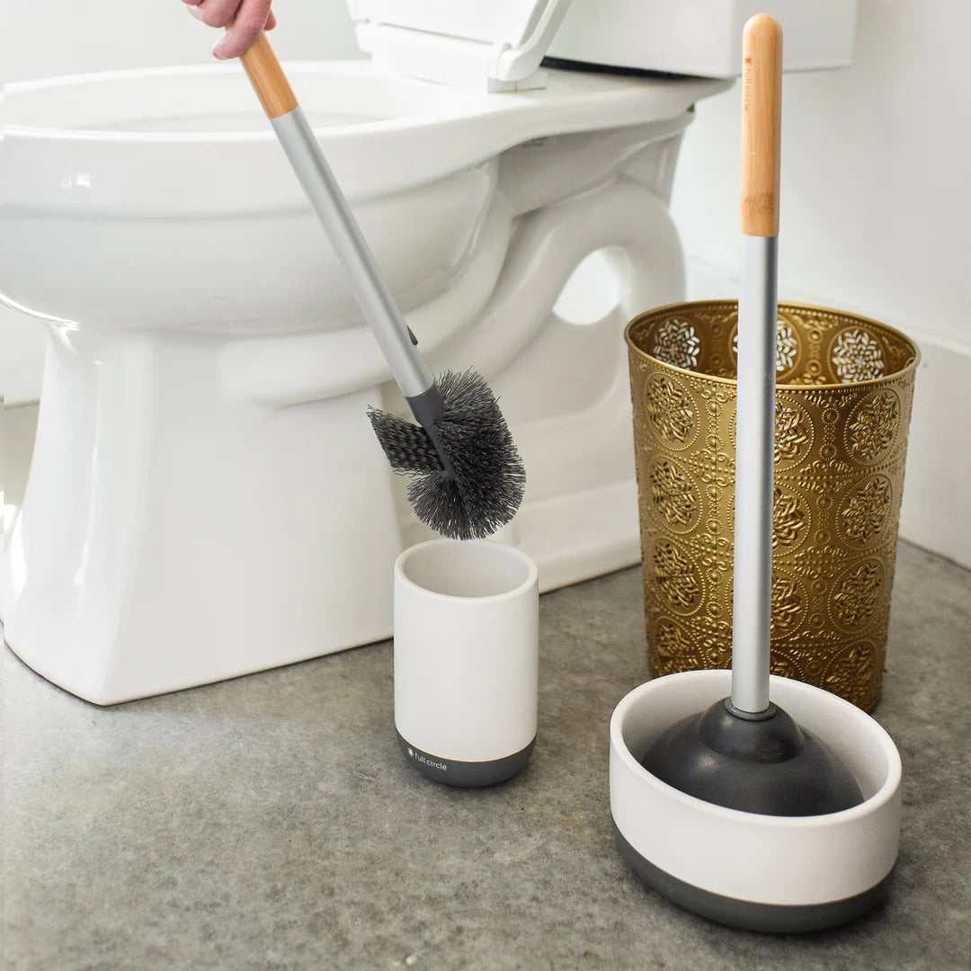 Full Circle Scrub Queen Toilet Brush & Refill