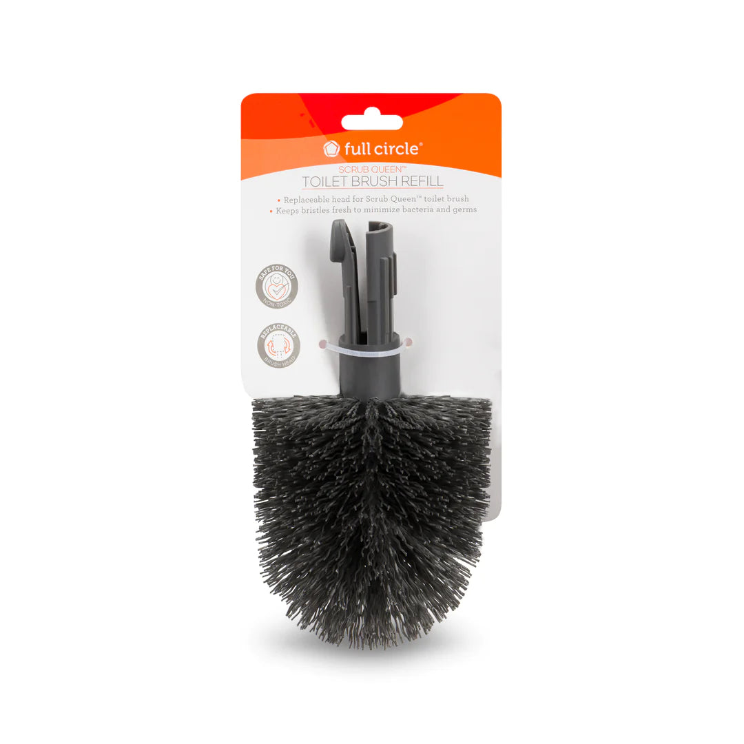 Full Circle Scrub Queen Toilet Brush & Refill