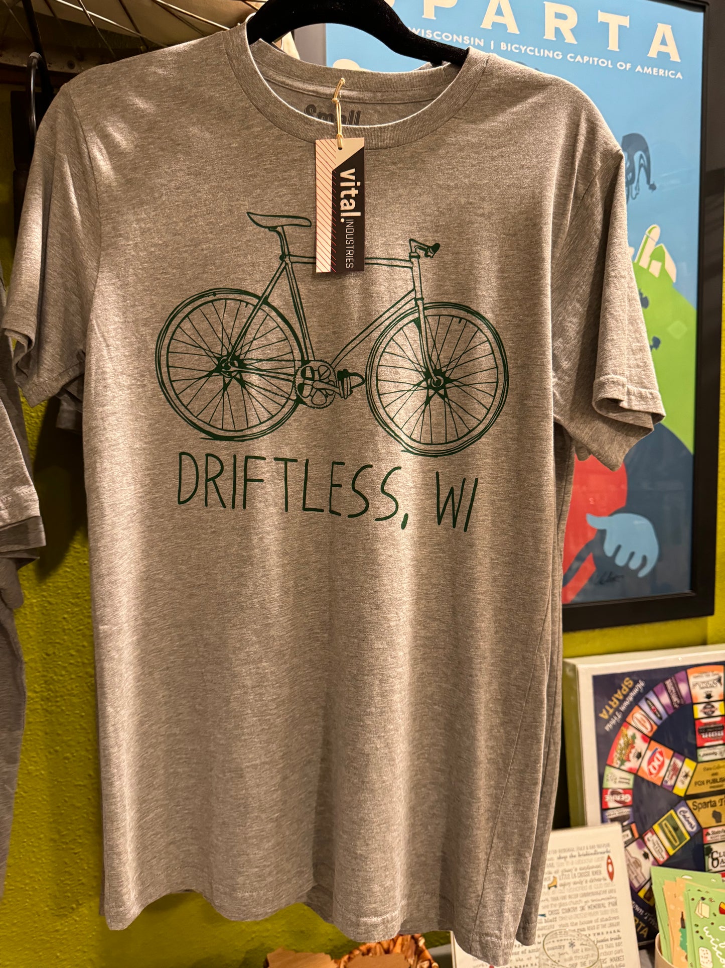 Driftless bicycle shirt