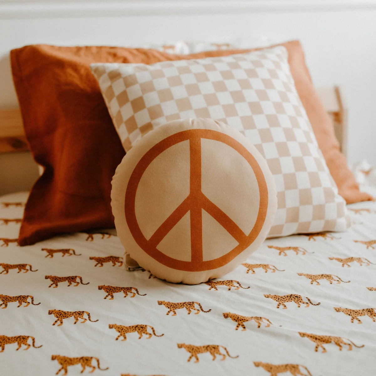 Imani Collective Peace Sign Pillow