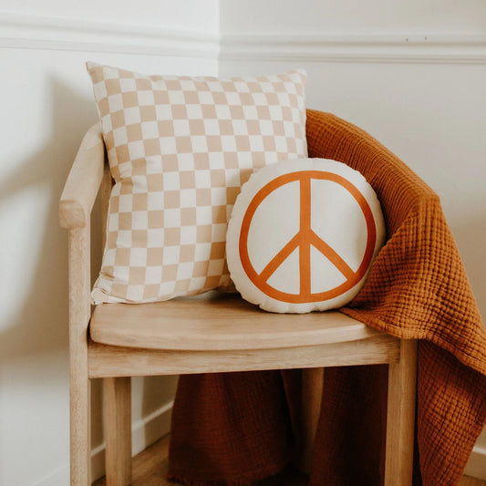 Imani Collective Peace Sign Pillow