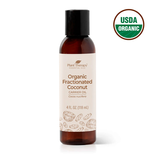 Organic Fractionated Coconut Carrier Oil 4oz by Plant Therapy