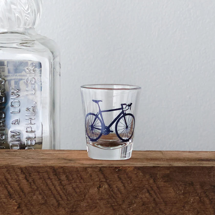 Sparta Bicycle Shot Glass by Vital | Navy