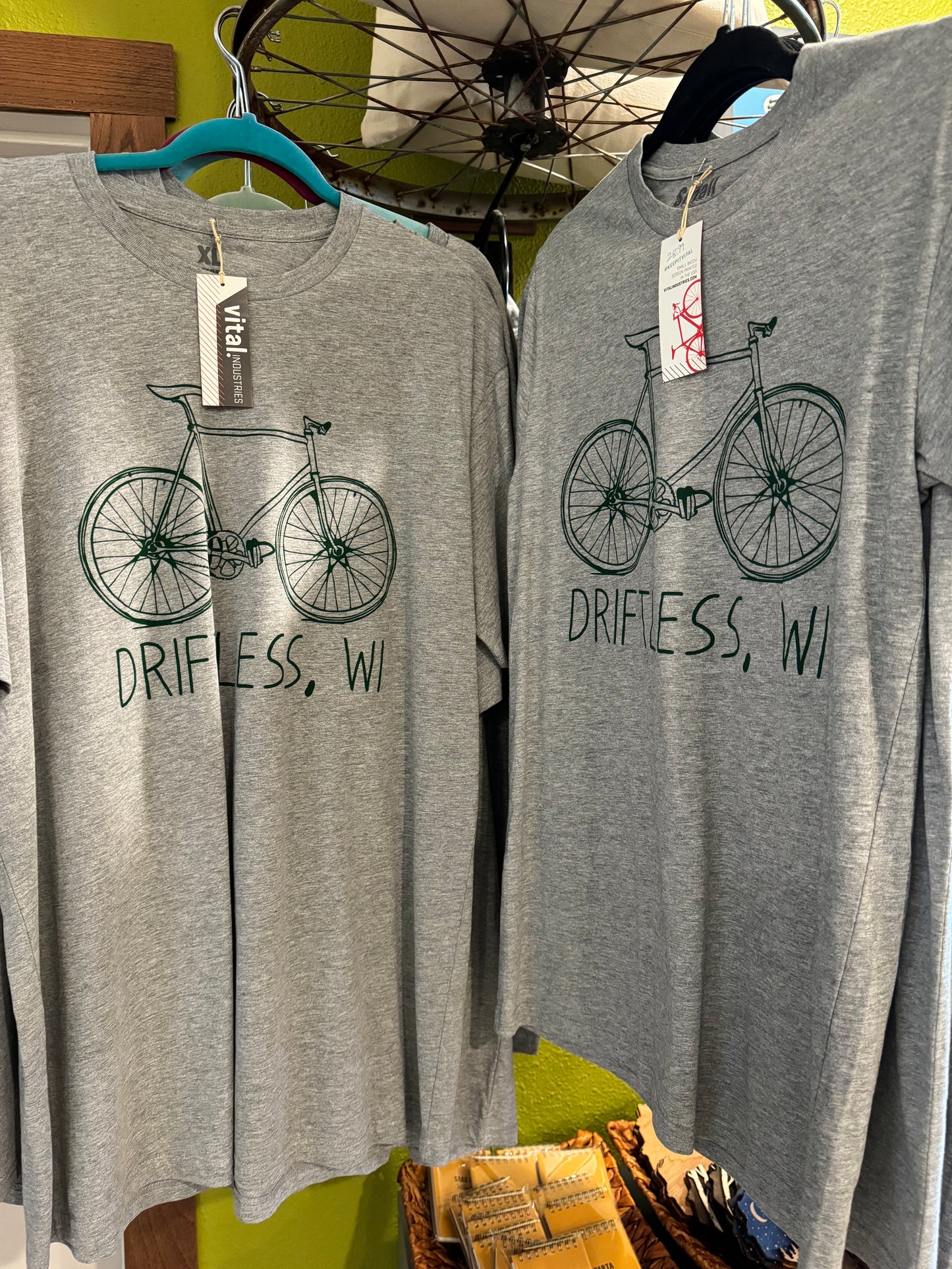 Driftless bicycle shirt