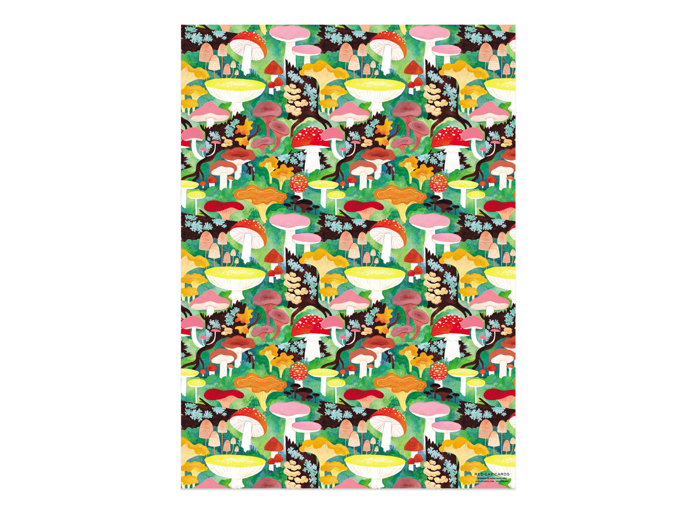 Mushroom Print / Wrapping Paper