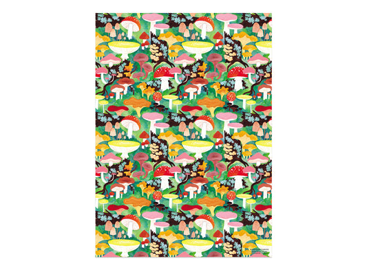 Mushroom Print / Wrapping Paper