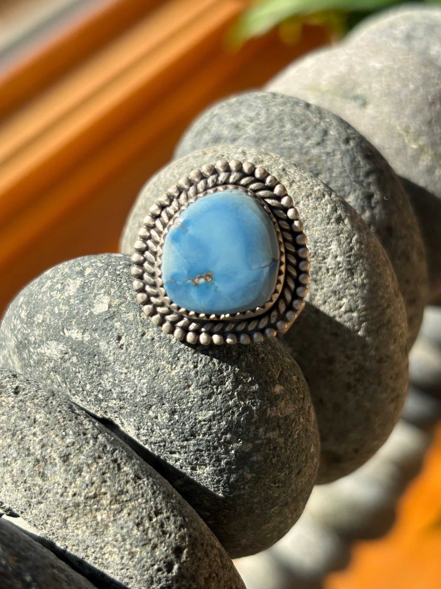 Golden Hills Turquoise Ring | Adjustable