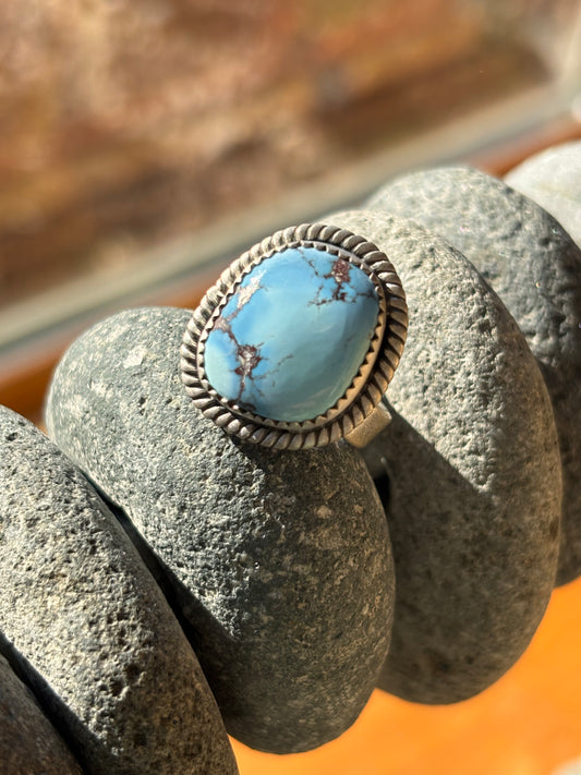 Golden Hills Turquoise Ring | Adjustable