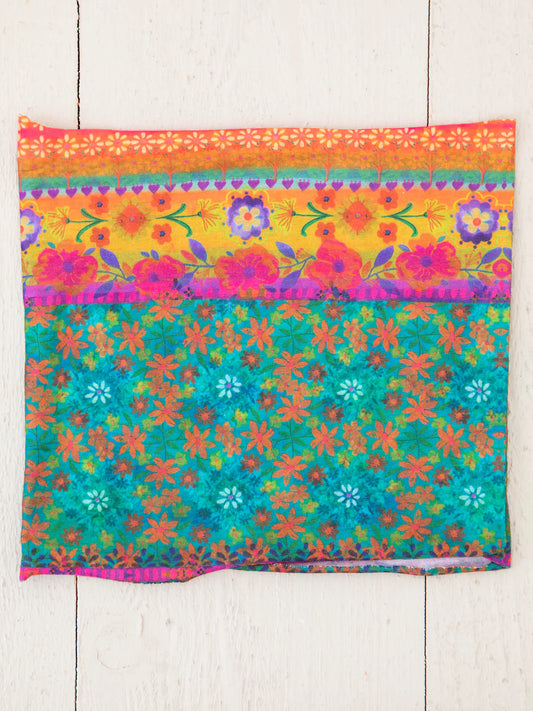 Half Boho Bandeau - Bright Border