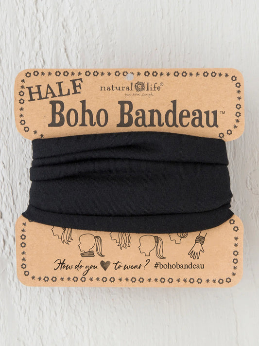 Half Boho Bandeau - Black