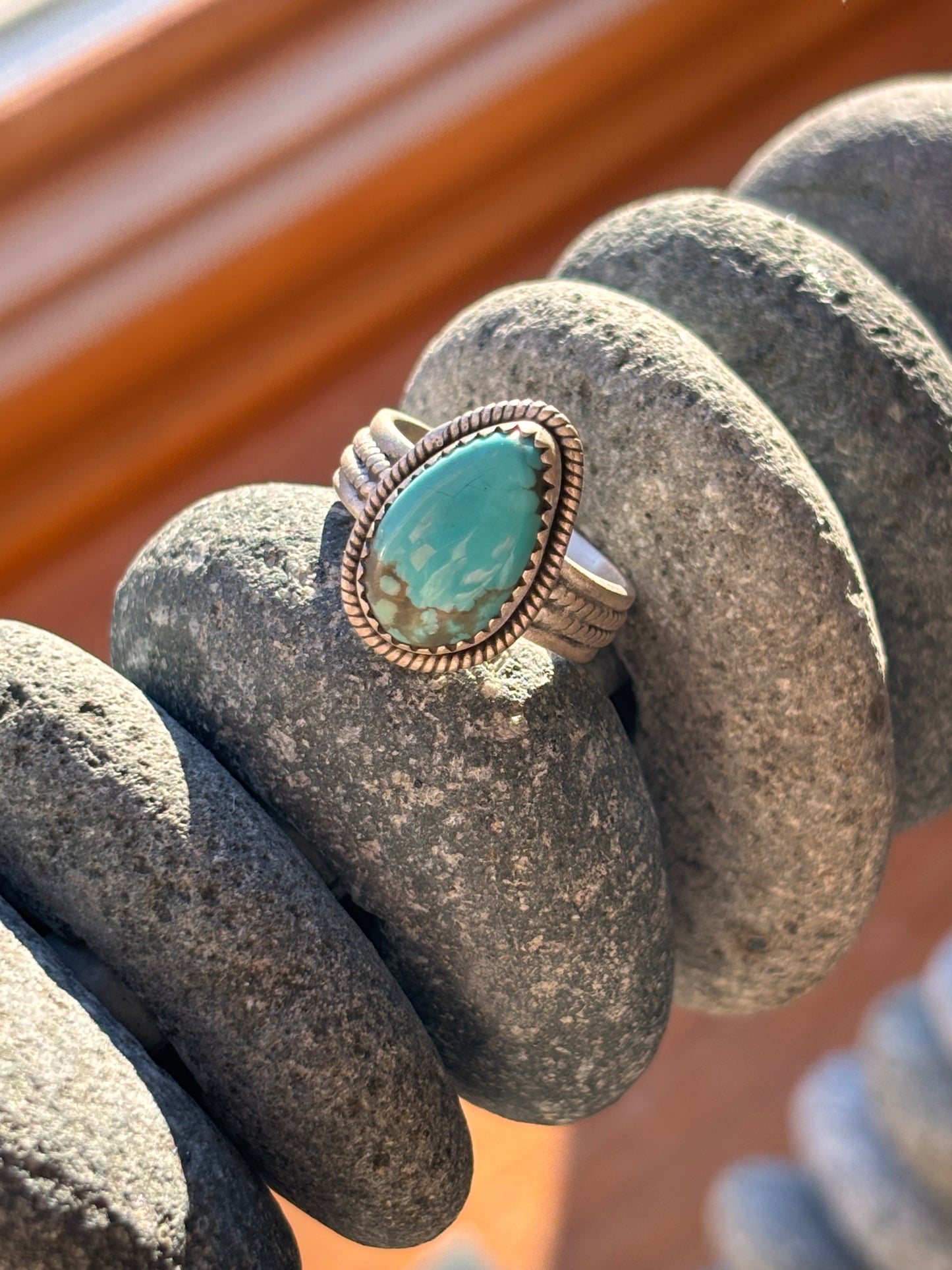 SW #8 Turquoise Ring | Size 9