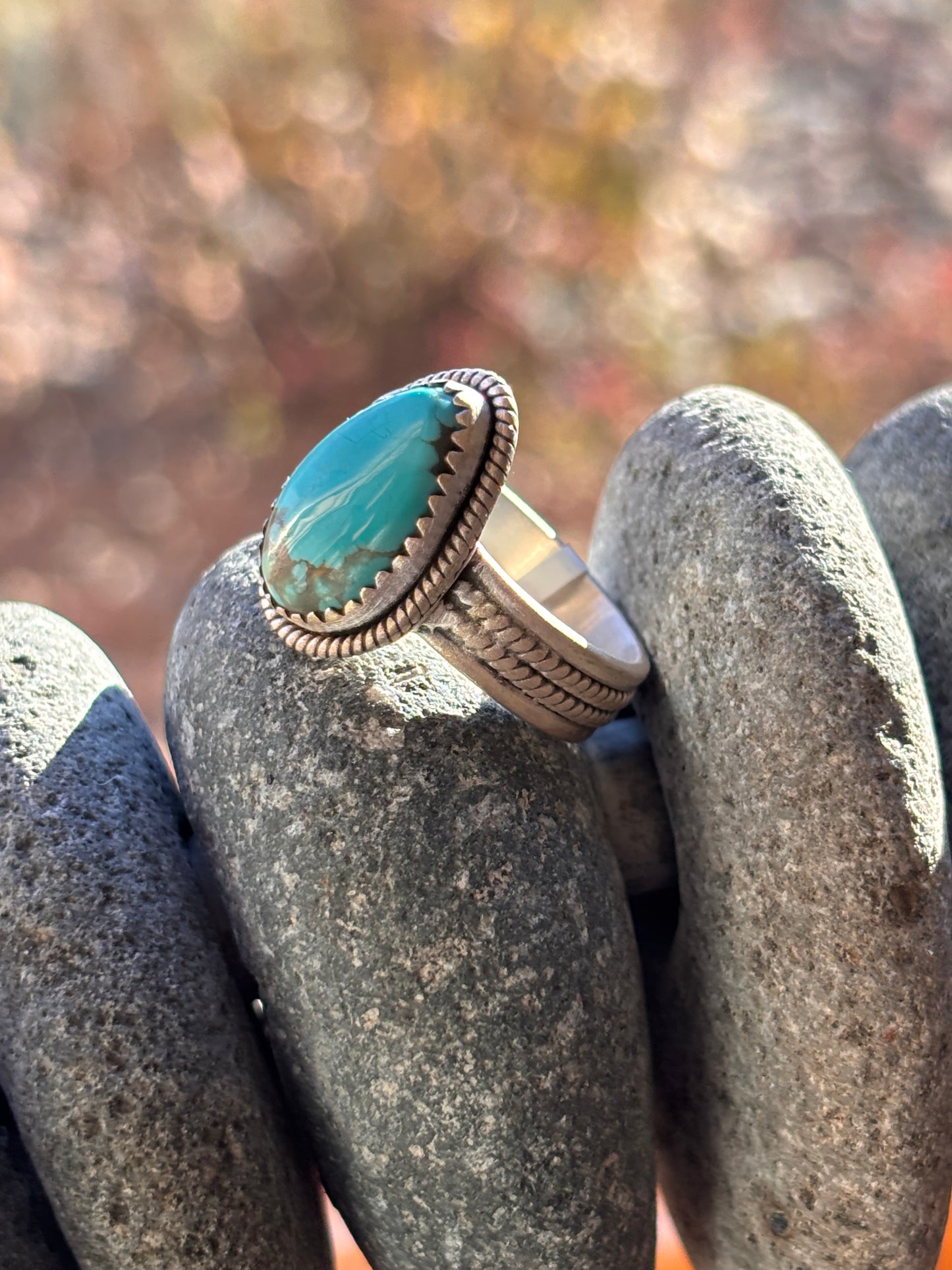SW #8 Turquoise Ring | Size 9