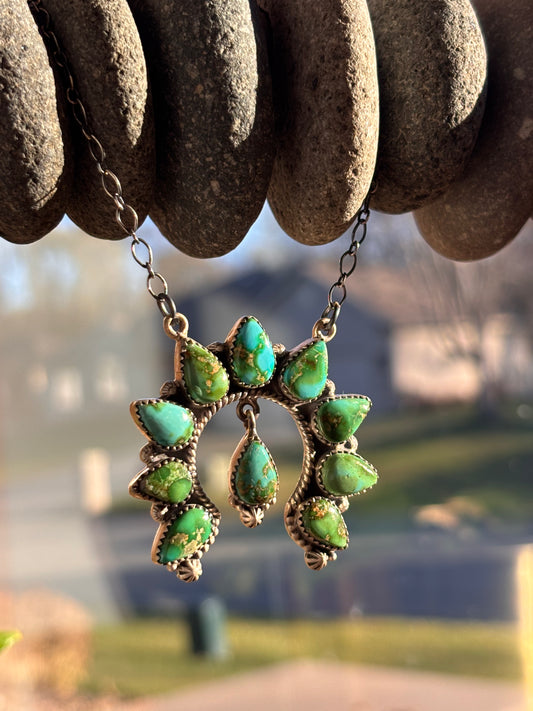 Sonoran Mountain Turquoise Necklace 16”