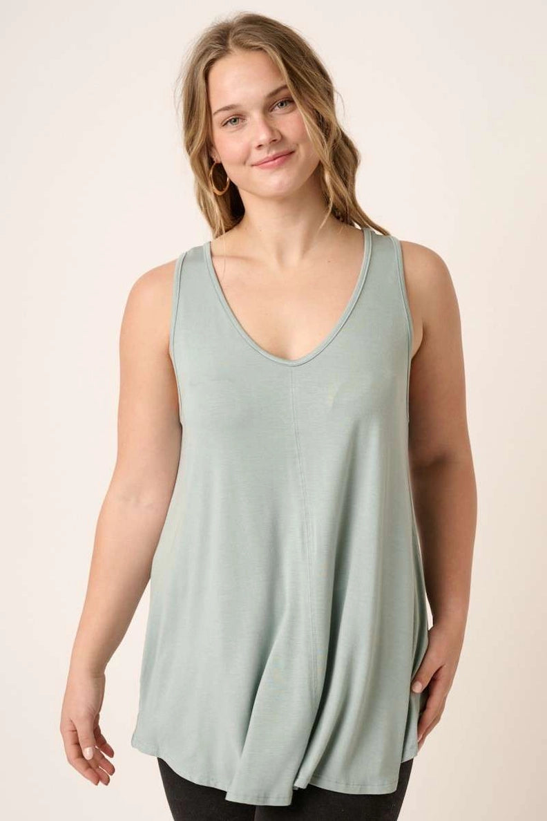 Jigao Bamboo V-Neck Tank Top