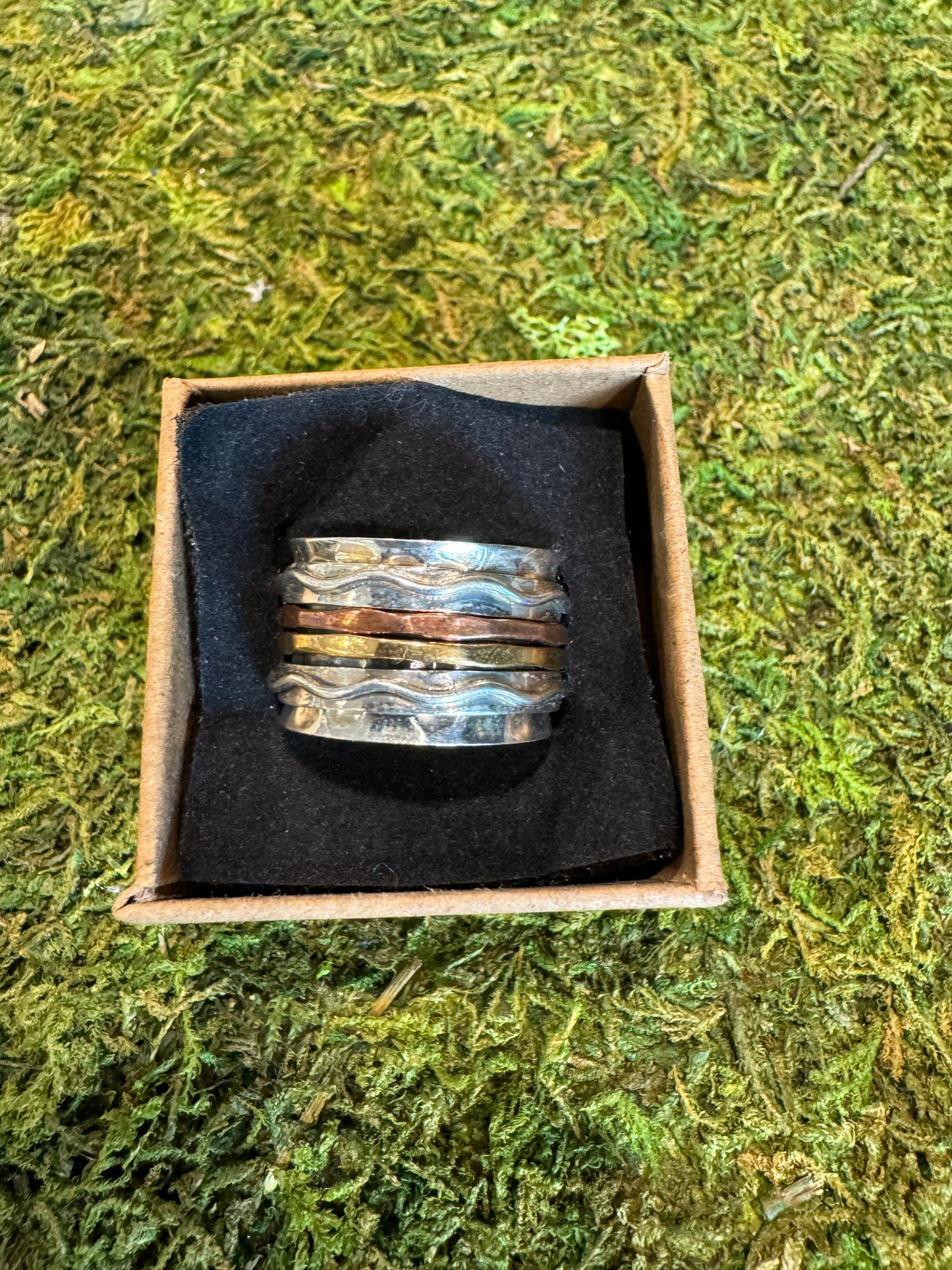 Silver Spinner ring Size 7