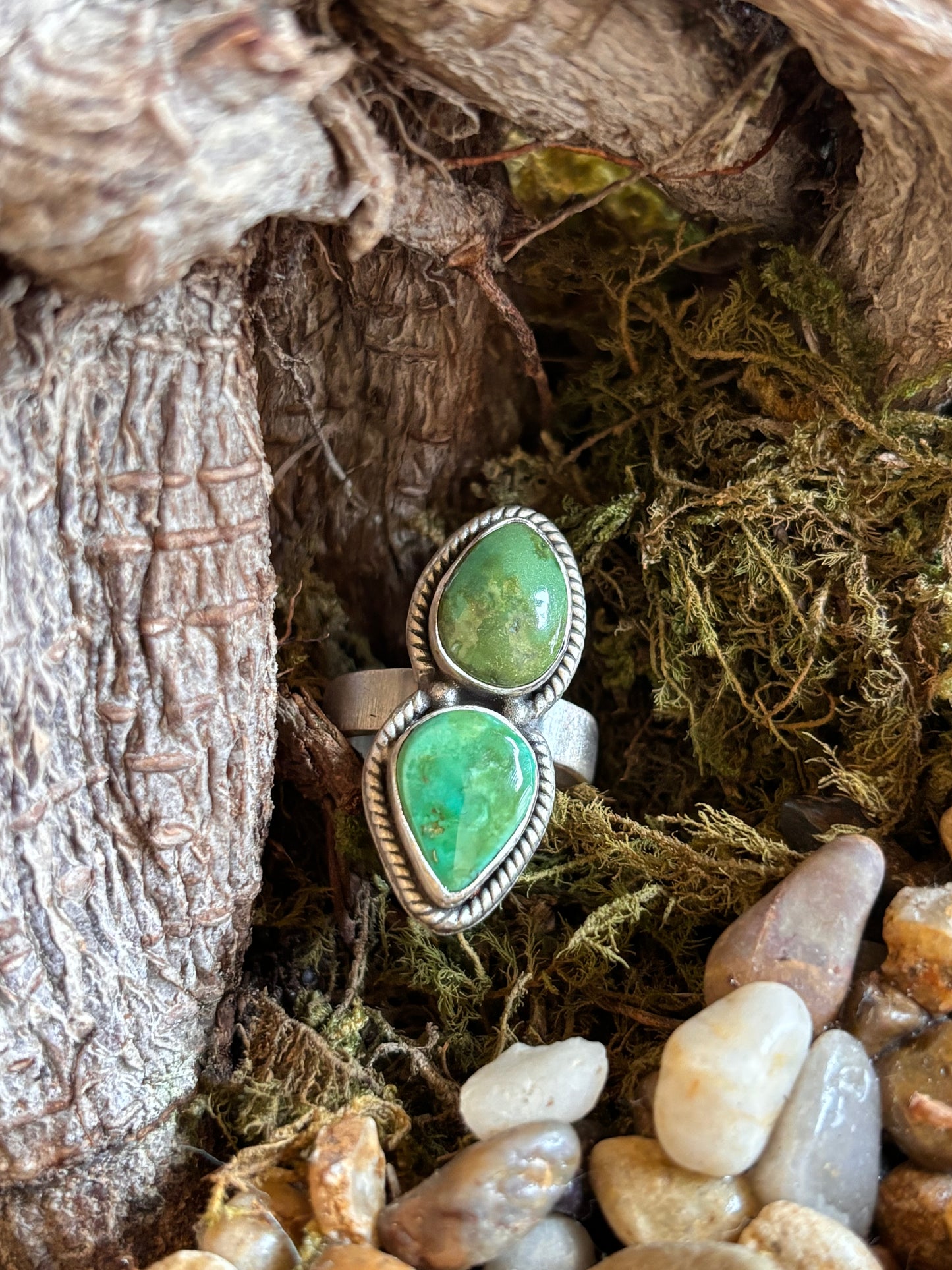 Sonoran Mountain Turquoise Ring | Adjustable