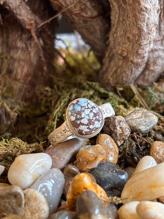 Golden Hills Turquoise Ring | Size 6 3/4