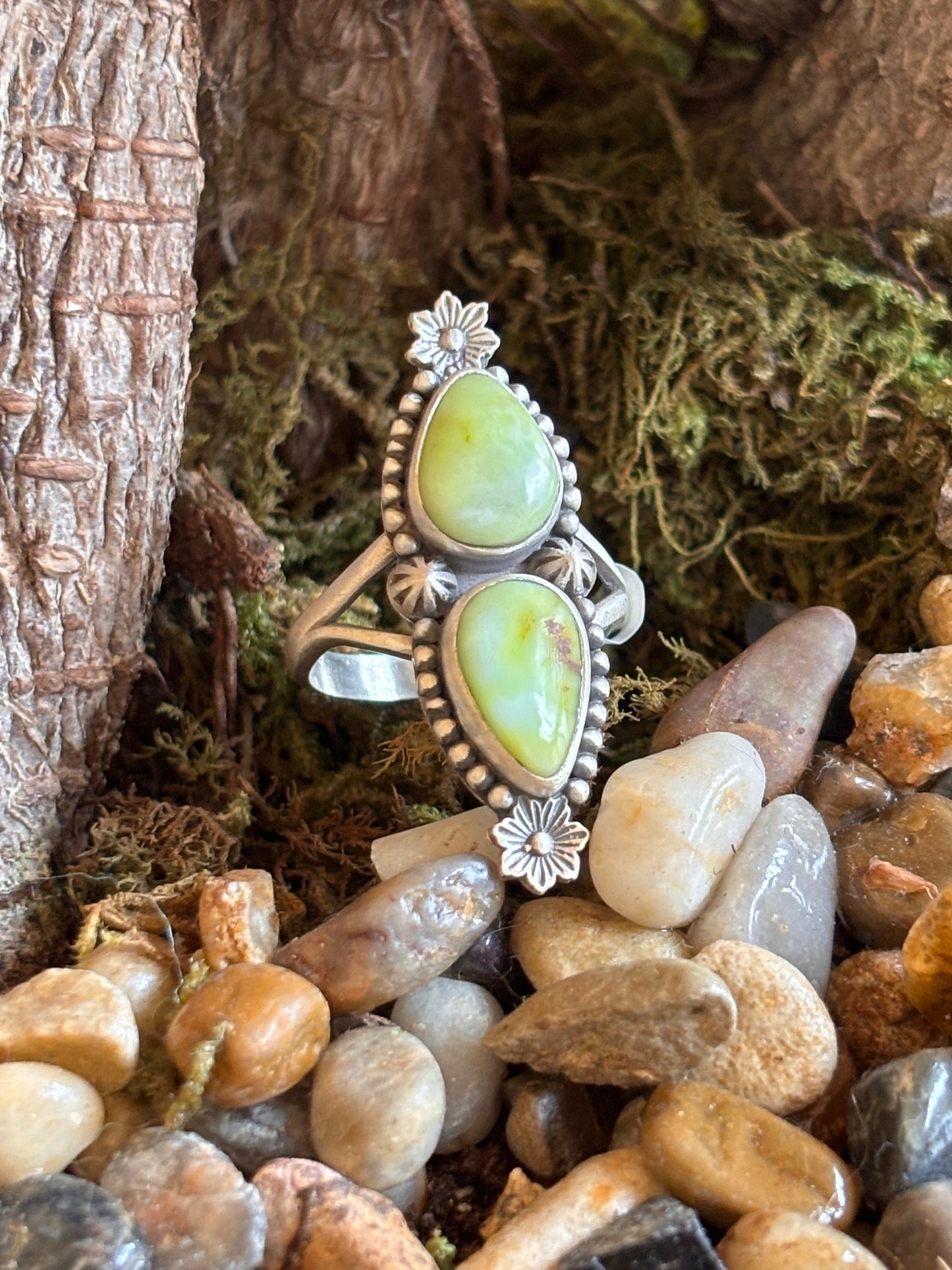 Palomino Variscite Ring | 7 1/4
