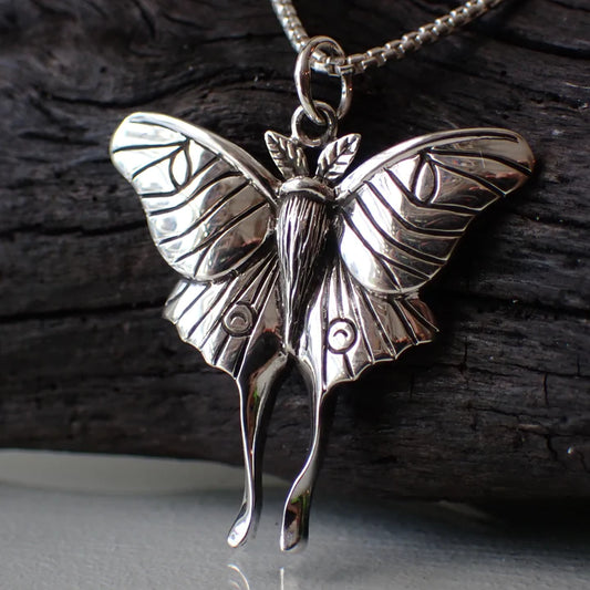 Luna Moth Necklace